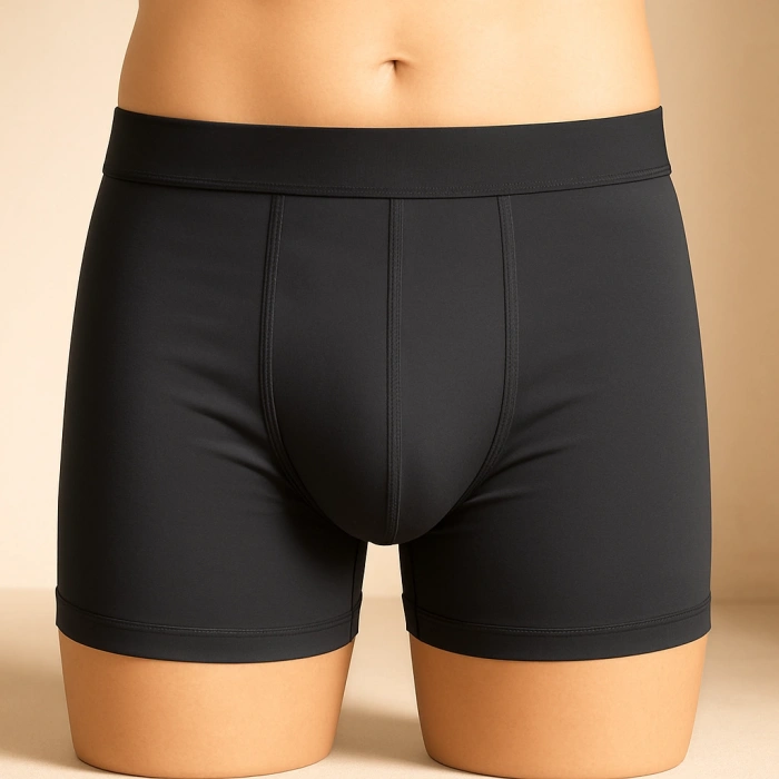 Erkek 3lü Boxer Seti – S Beden (Benekli Desenli / Siyah / Açık Siyah)