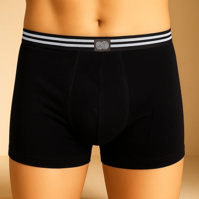 Erkek 3lü Boxer Seti – L Beden (Siyah / Yeşil Desenli / Gri)