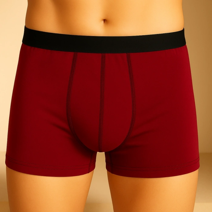 Erkek 3lü Boxer Seti – M Beden (Futbol Temalı / Siyah / Bordo)