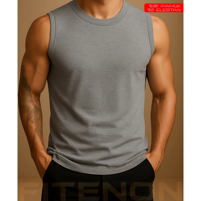 Fitenon Erkek 2’li Atlet Seti – (Gri)