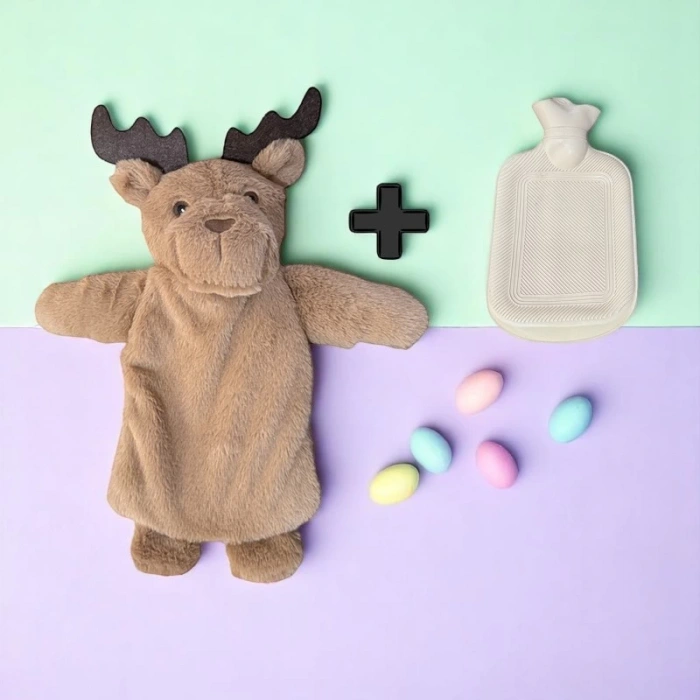 Geyik Peluş Sıcak Su Torbası