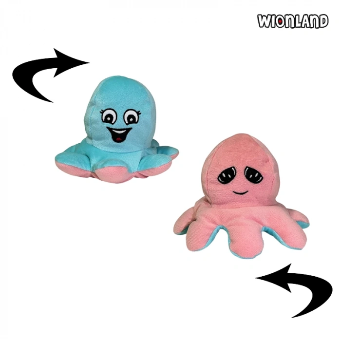 Mavi Pembe Mood Ahtapot Peluş