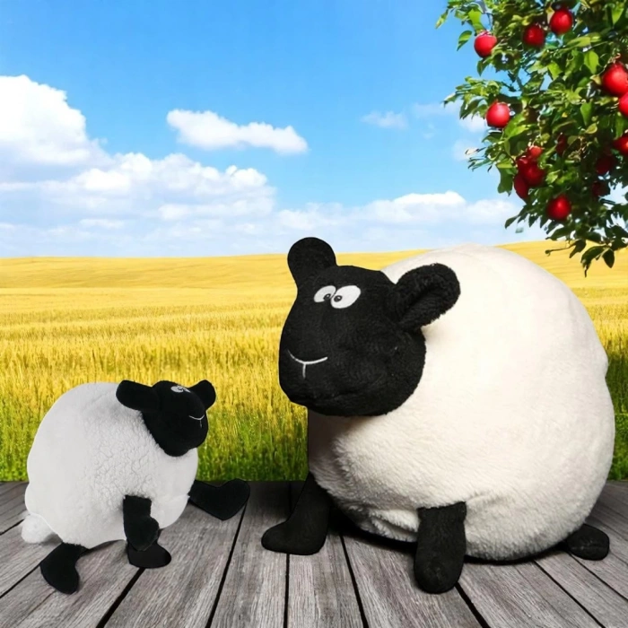 Neşeli Koyun Ailesi Peluş Oyuncak