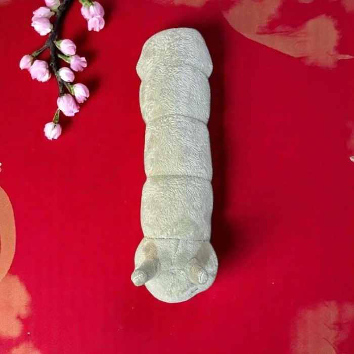 Sevimli Gri Tırtıl Peluş