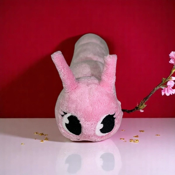 Sevimli Pembe Tırtıl Peluş