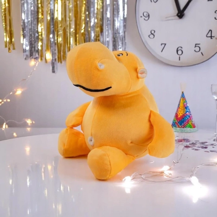 Sevimli Sarı Su Aygırı Peluş Oyuncak
