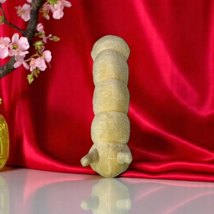 Sevimli Sarı Tırtıl Peluş