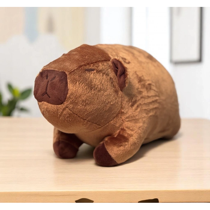 Uzanan Kapibara Peluş Yastık