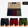 Fitenon Erkek 6’lı Boxer Seti – (Lacivert / Bordo / Yeşil)