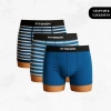 Fitenon Erkek 6’lı Boxer Seti – (Mavi / Çizgili Mavi / Koyu Çizgili Mavi)