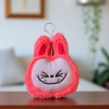 Labubu Pembe Peluş Anahtarlık
