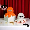 Turuncu Beyaz Mood Ahtapot Peluş