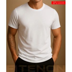 Fitenon Erkek 2’li T-Shirt Seti – (Beyaz)
