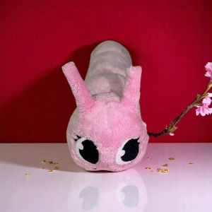 Sevimli Pembe Tırtıl Peluş