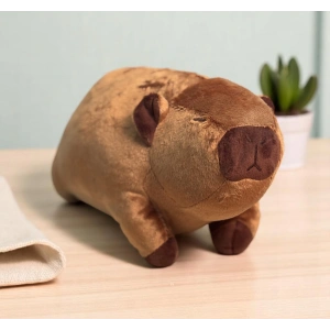 Uzanan Kapibara Peluş Yastık