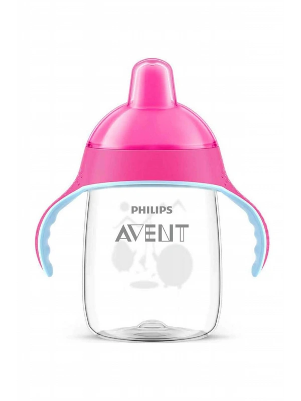 Avent Yeni Penguen Damlatmaz Bardak - 18m+ 12 340 ml - Pembe