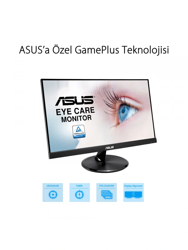 21.5 ASUS VP229HE FHD IPS 75HZ 5MS HDMI VGA