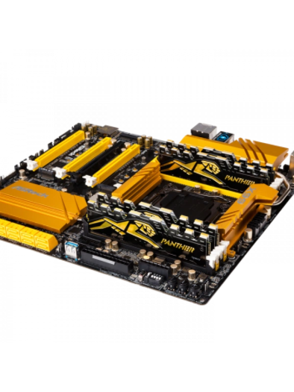 Apacer Panther Black-Gold 16GB (2x8GB) 3200Mhz CL16 DDR4 Gaming Ram (AH4U16G32C28Y7GAA-2)