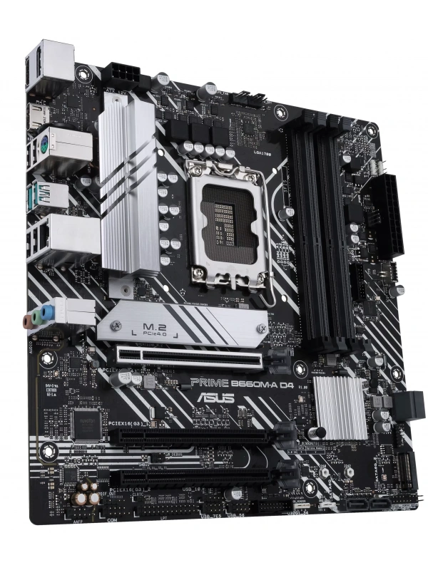 ASUS PRIME B660M-A D4 DDR4 5333(OC) HDMI DP M.2 mATX 1700P