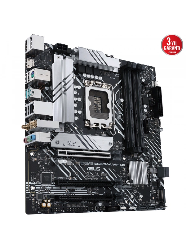 ASUS PRIME B660M-A WIFI D4 DDR4 5333MHz(OC) M.2 HDMI DP mATX 1700p