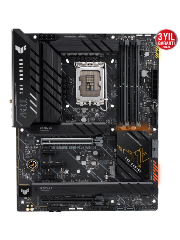 ASUS TUF GAMING Z690-PLUS WIFI D4 5333Mhz(OC) HDMI DP M.2 ATX 1700p