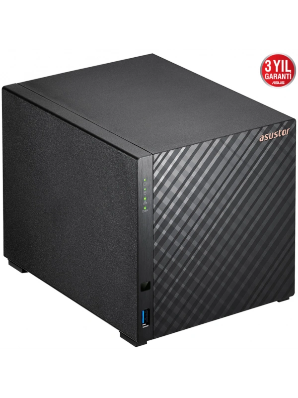 ASUSTOR AS1104T 4 SLOT 1GB DDR4 3.5 NAS DEPOLAMA ÜNİTESİ