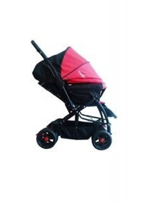 Comfymax Çift Yönlü Bebek Arabası - Kırmızı