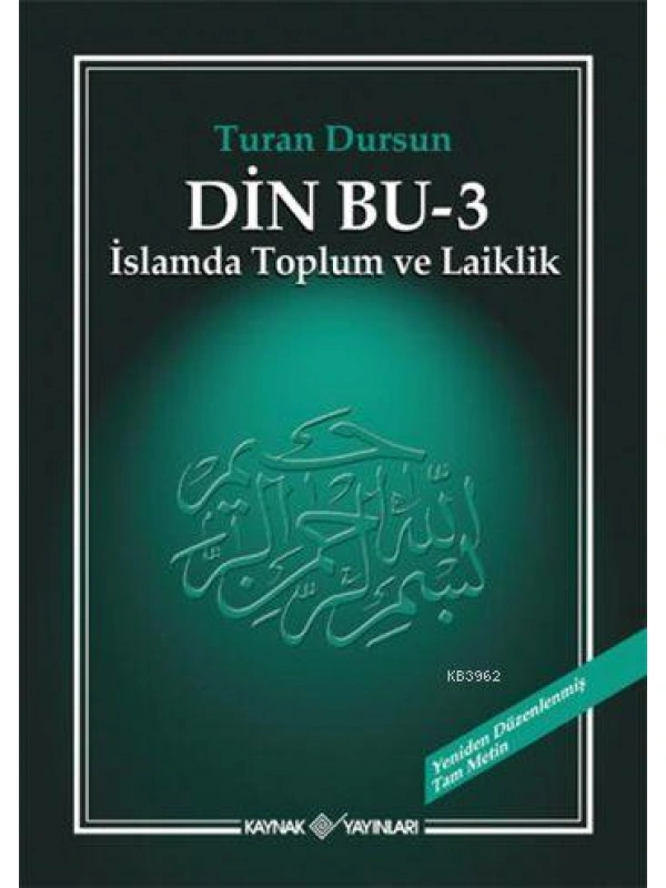 Din Bu - 3; İslamda Toplum ve Laiklik