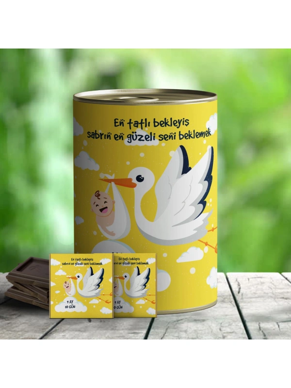 En Tatlı Bekleyiş Sürpriz Çikolata Hediye Konservesi