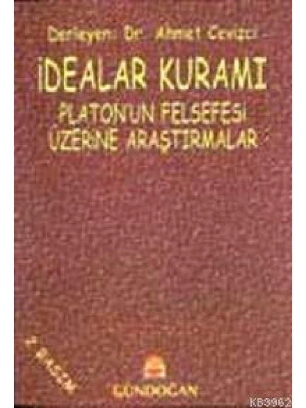İdealar Kuramı; Platonun Felsefesi Üzerine Araştırmalar