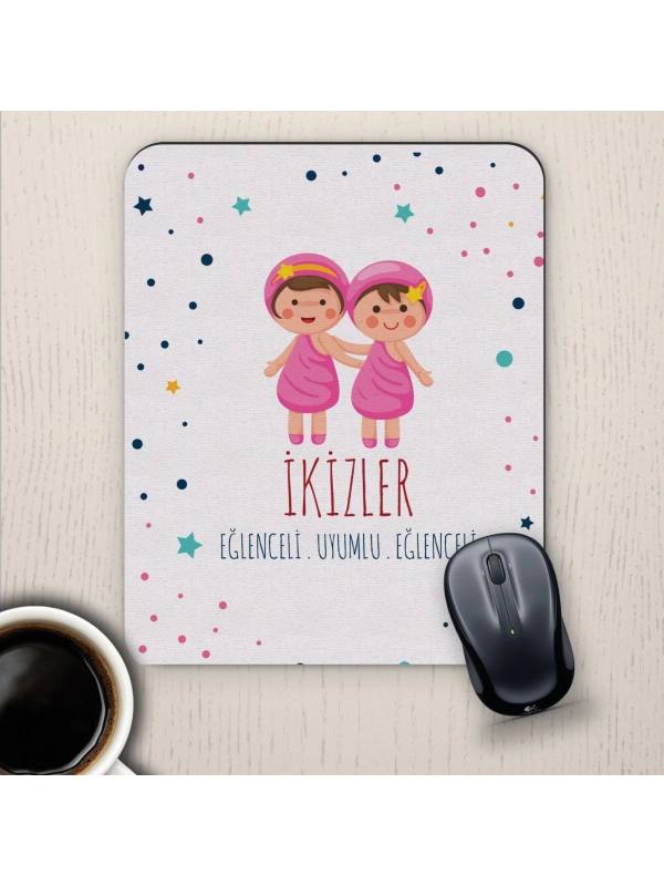 İkizler Burçlarına Özel Sevimli Mouse Pad