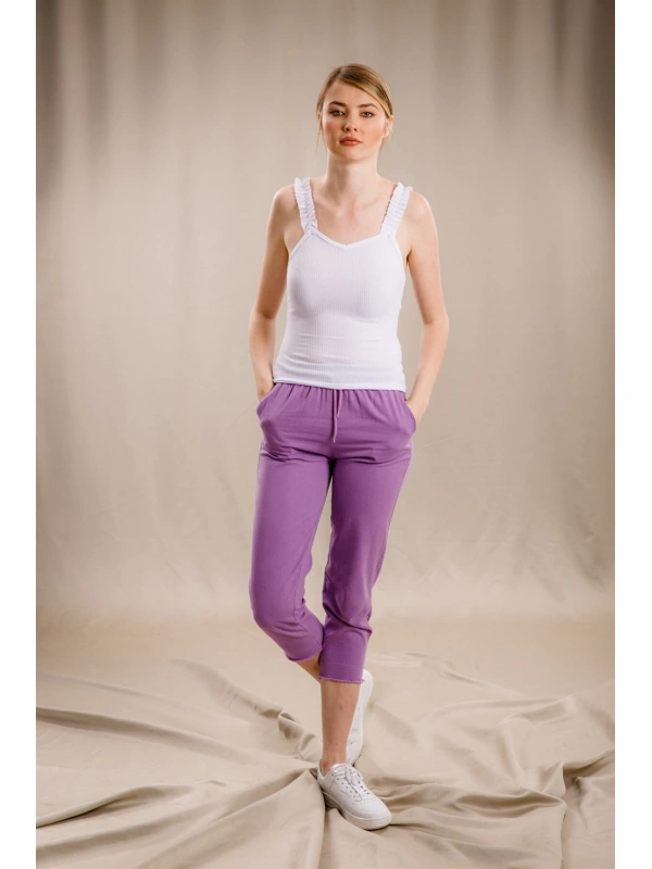 Jogger Pantolon - LİLA