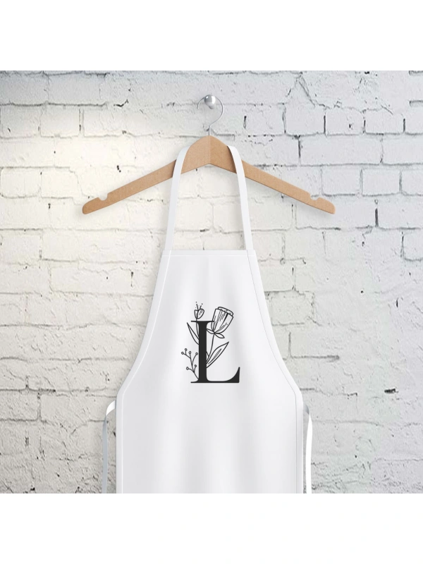 L Harfi Tasarımlı Mutfak Önlüğü