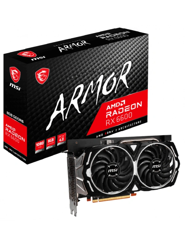 MSI RADEON RX 6600 ARMOR 8G GDDR6 HDMI 3XDP 128BİT