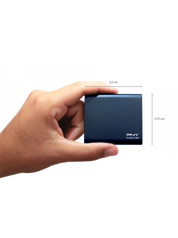 PNY Pro Elite Mavi 250 GB 880/900MB/s USB 3.2 Gen 2 Type-C Taşınabilir SSD (PSD0CS2060NB-250-RB)