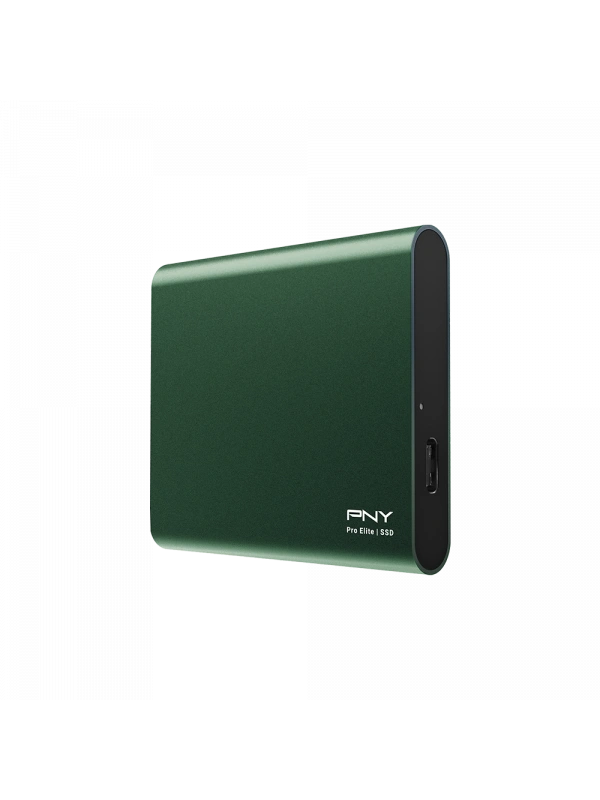 PNY Pro Elite Yeşil 500 GB 865/875MB/s USB 3.2 Gen 2 Type-C Taşınabilir SSD (PSD0CS2060GN-500-RB)