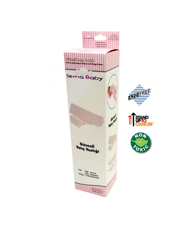 Sema Baby Güvenli Yan Yatış Yastığı - Beyaz