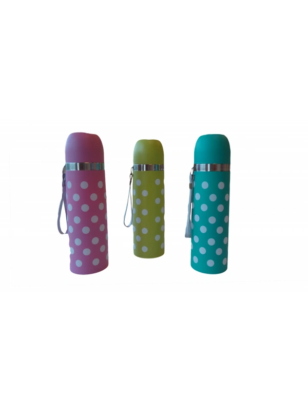 Sema Baby Puantiyeli Bebek Termosu 500 ml - Mavi