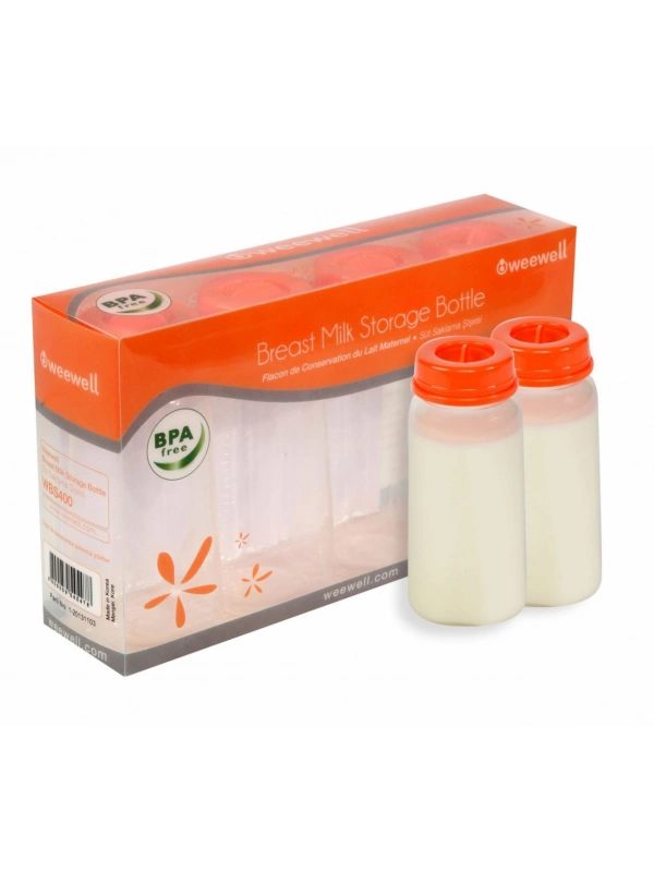Weewell Süt Saklama Şişesi 4lü - WBS400