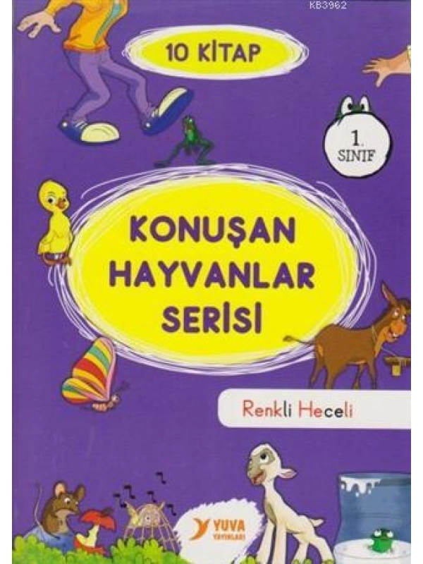 Yuva 1. Sinif Konuşan Hayvanlar Serisi Renkli Hece