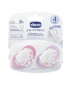 Chicco Emzik Physio Pembe Silikon 4m+ 2li