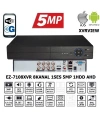 EZCOOL EZ-7108XVR 8CH 5MP KOAKSIYEL SES XVRVIEW