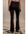 İspanyol Paça Tayt - SİYAH