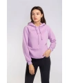 Kapüşonlu Şardonlu Sweatshirt-LİLA
