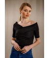 Kaşkorse Bluz - SİYAH