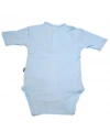 Sema Baby Yarım Kol Kaşkorse Badi (Body) - Mavi  0-6 Ay