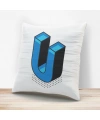 U Harfi Tasarımlı Yastık Kılıfı