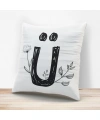 Ü Harfi Tasarımlı Yastık Kılıfı