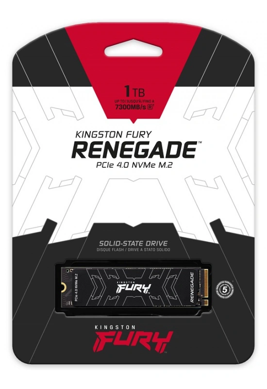 1TB KINGSTON FURY Renegade M.2 NVMe PCIe 4.0 SFYRS/1000G 6000/7300MB/s