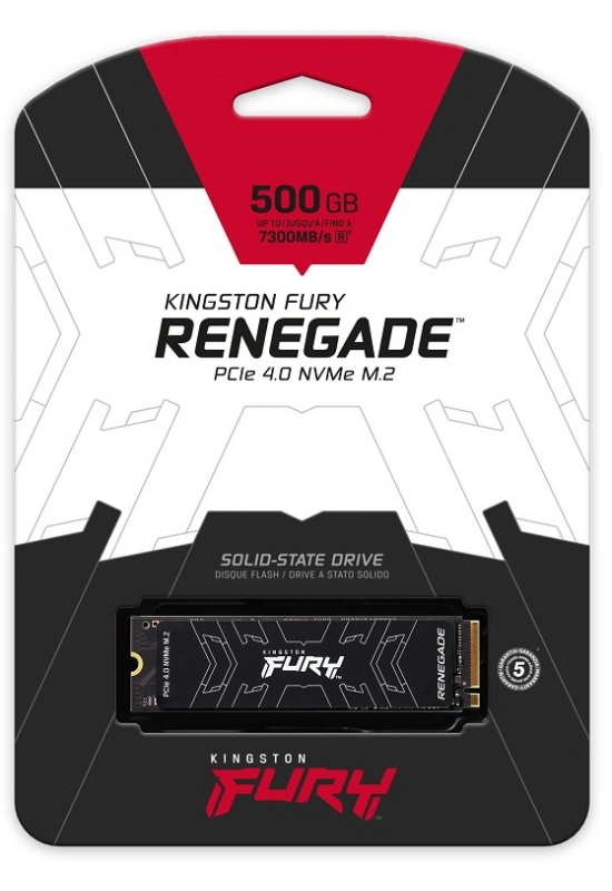 500GB KINGSTON FURY Renegade M.2 NVMe PCIe 4.0 SFYRS/500G 7300/3900MB/s